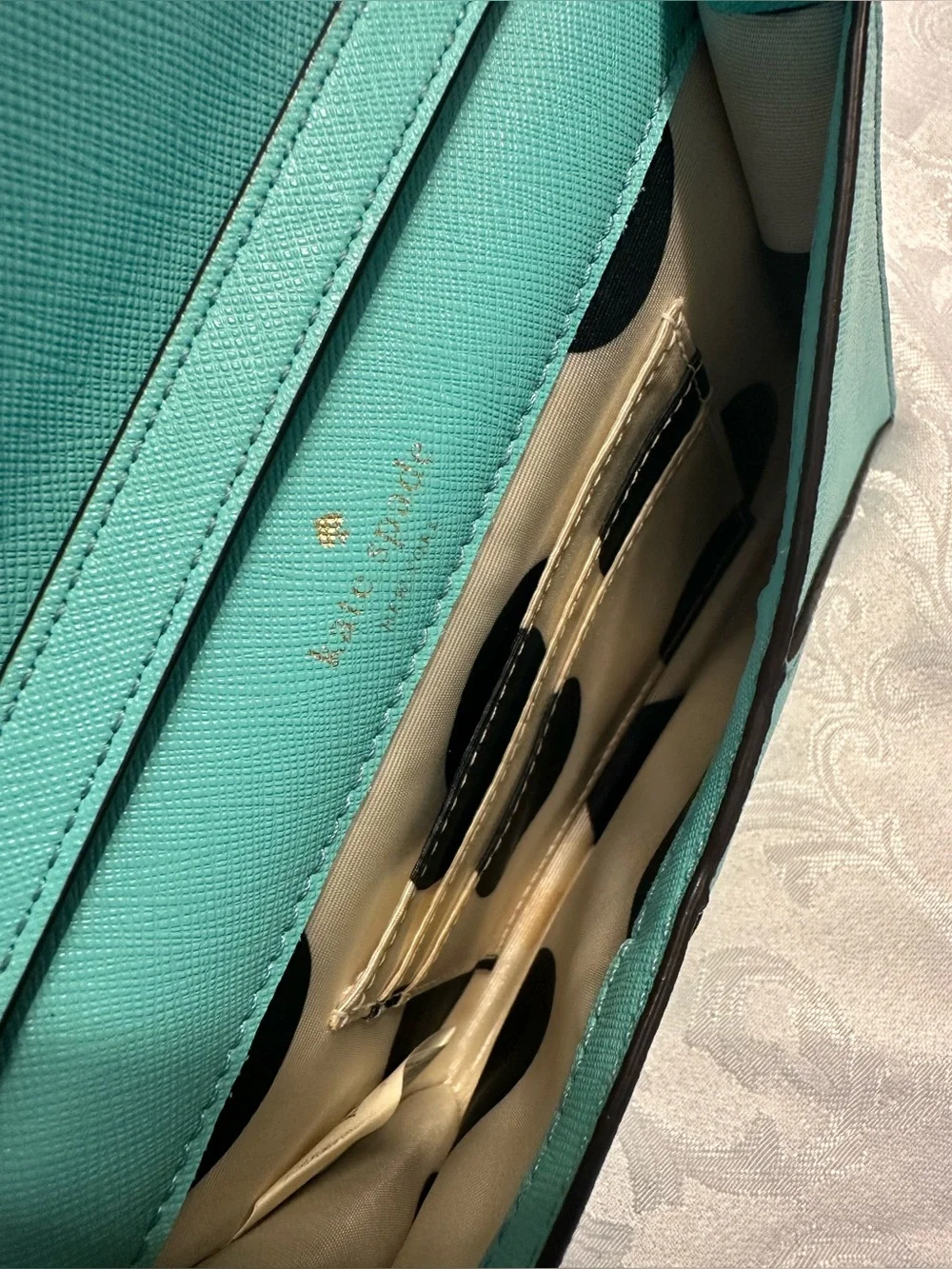 kate spade Turquoise Envelope Crossbody Bag